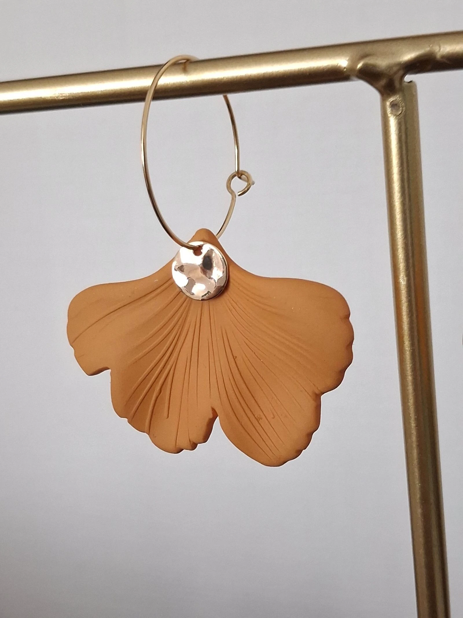 Brincos amarelo mostarda – photo 2